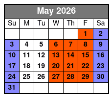 Half Day E-Bike Rental May Schedule