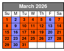Exclusive Private Tour of the Jamestown Settlement March Schedule