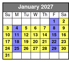 Exclusive Private Tour of the Jamestown Settlement January Schedule