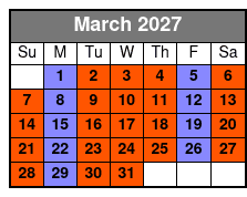 Exclusive Private Tour of the Jamestown Settlement March Schedule