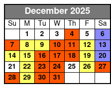 Tour of Jamestown Settlement December Schedule