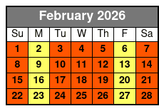 Tour of Jamestown Settlement February Schedule