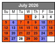 Nps with Historic Jamestowne July Schedule