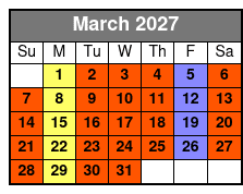 Nps with Historic Jamestowne March Schedule