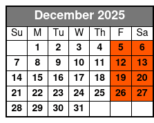 The Murder Tour and Pub Crawl December Schedule
