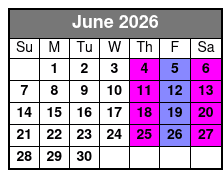 Jamestown Haunted River Cruise June Schedule