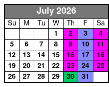 Jamestown Haunted River Cruise July Schedule