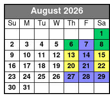 Jamestown Haunted River Cruise August Schedule