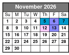 Jamestown Haunted River Cruise November Schedule