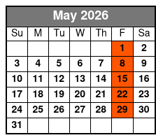 Jamestown Discovery Booze Cruise May Schedule