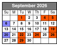 Magic Happens - Starring The Wagsters September Schedule