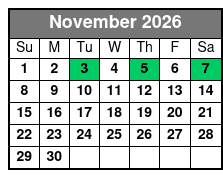 Magic Happens - Starring The Wagsters November Schedule