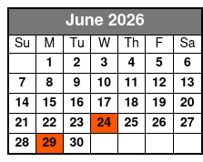Williamsburg Wild Airboat Tours June Schedule