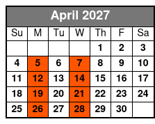 Williamsburg Wild Airboat Tours April Schedule