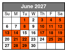 Colonial History Tour in Williamsburg Virginia June Schedule