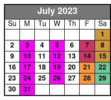 Jamestown Sunset Cruise - Enjoy A Williamsburg Sunset July Schedule