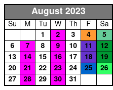 Jamestown Sunset Cruise - Enjoy A Williamsburg Sunset August Schedule