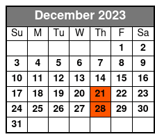 Thursday Mango's Live! December Schedule