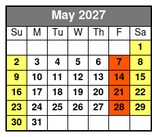 Clear Canoeing at Silver Springs May Schedule