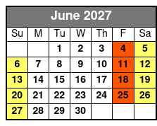 Clear Canoeing at Silver Springs June Schedule