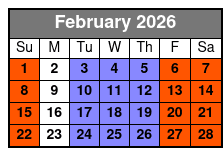 Clear Canoeing at Silver Springs February Schedule