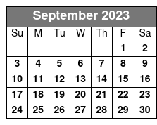 Glass Bottom Kayak Rentals on the Silver River at Silver Springs, Florida September Schedule