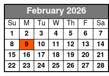 Central Florida Bioluminescent Kayak / Paddle Board Excursion February Schedule