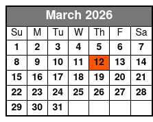 Central Florida Bioluminescent Kayak / Paddle Board Excursion March Schedule
