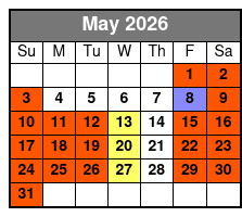 Central Florida Kayak and Paddle Board Rentals on the Dora Canal May Schedule