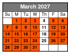 Central Florida Kayak and Paddle Board Rentals on the Dora Canal March Schedule