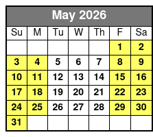 Central Florida 4 Hr Paddle Board Rental May Schedule
