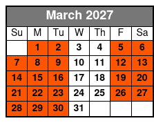 Tandem Kayak (2 Guests) - 4 Hr March Schedule