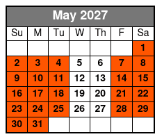 Tandem Kayak (2 Guests) - 4 Hr May Schedule