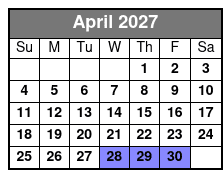 Wekiva Wildlife Kayaking Adventure Tour April Schedule