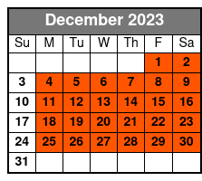 Tastes Of The South Food Tour December Schedule