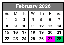 At Odds With The Gods 90 Minute Escape Room February Schedule