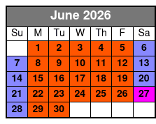 At Odds With The Gods 90 Minute Escape Room June Schedule