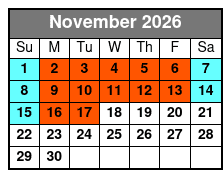 At Odds With The Gods 90 Minute Escape Room November Schedule