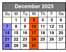High Top Sneakers December Schedule