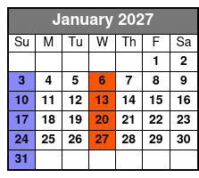 High Top Sneakers January Schedule