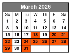 Glass Bottom Kayak Guided Tour in Silver Springs March Schedule