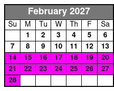 Glass Bottom Kayak Guided Tour in Silver Springs February Schedule