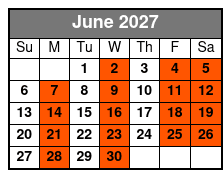 Gypsy Gold Horse Farm Walking Tour June Schedule