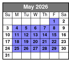 Rainbow Springs: Clear Kayak Eco Tour May Schedule