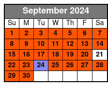 Smart Start Kayaking Course September Schedule