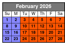2-Hour Bike Rental in Historic Downtown Sanford February Schedule