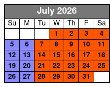 2-Hour Bike Rental in Historic Downtown Sanford July Schedule