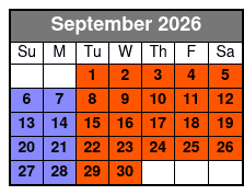 2-Hour Bike Rental in Historic Downtown Sanford September Schedule