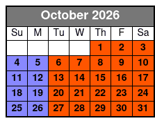 2-Hour Bike Rental in Historic Downtown Sanford October Schedule