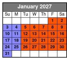 2-Hour Bike Rental in Historic Downtown Sanford January Schedule